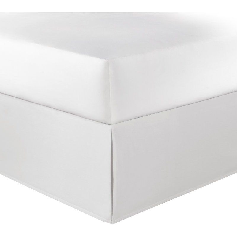 Nautica Solid Bedskirt 100 Cotton Fitted 15" Bed Skirt & Reviews Wayfair